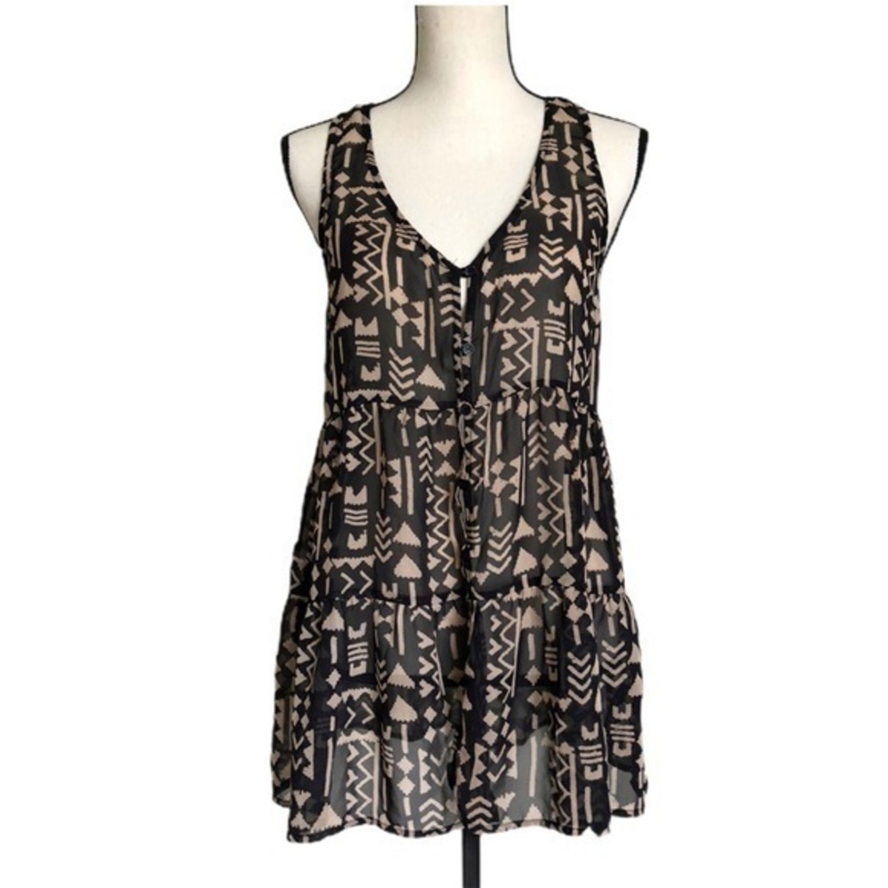 Forever 21 Sleeveless Chiffon Summer Top Size S